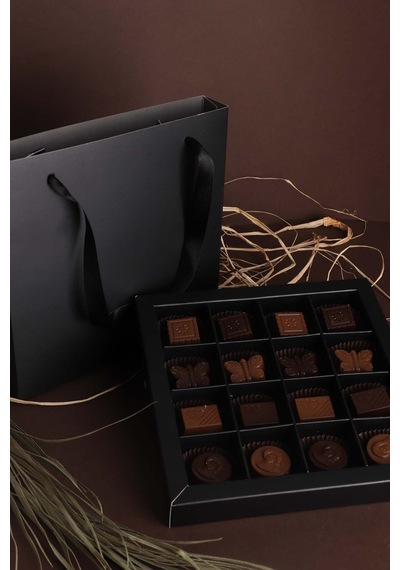 Moon Chocolate Special Handmade Çikolata Çanta Kutu 16'lı