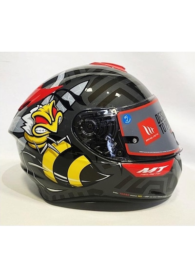 Mt Targo Bee B5 Full Face Motosiklet Kaskı 65273 Kırmızı