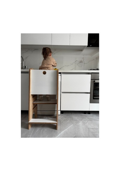 Güvenlik Panelli Öğrenme Kulesi Bebek Ve Çocuk Öğrenme Kulesi Beyaz-safir Meşe Güvenlik Panelli Öğrenme Kulesi Bebek Ve Çocuk Öğrenme Kulesi Beyaz-safir Meşe