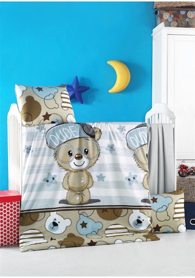 Komfort Home Bebek Nevresim Takımı Pamuk / Bear