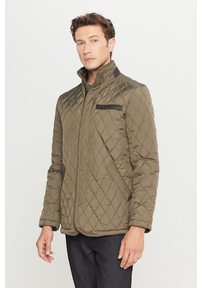 Altınyıldız Classıcs Erkek Hakı Standart Fit Normal Kesim Dik Yaka Yan Cepli Overcoat Haki
