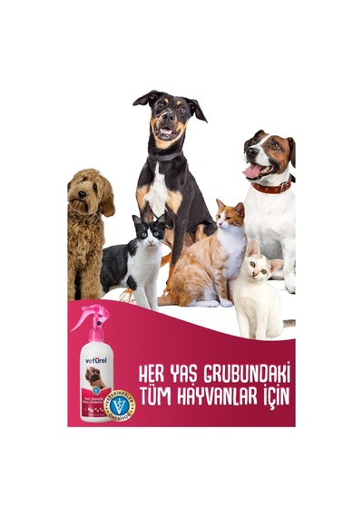 Veturel Kedi Köpek Pati Temizleme Koku  Kir Tüy Bakım Spreyi 1 L