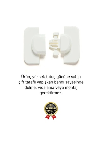 Özel Üretim Çekmece Buzdolabı Pencere Dolap Sabitleyici Çocuk Bebek Koruyucu Güvenlik Kilidi 3 Adet Çok Renkli