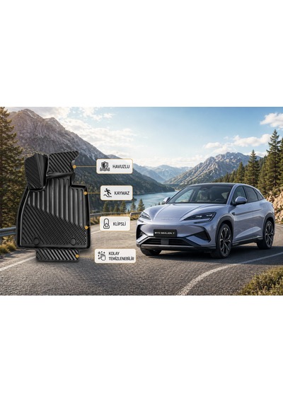 Byd Sealion 7 2025 Sonrası Uyumlu 3d Havuzlu Paspas Premium