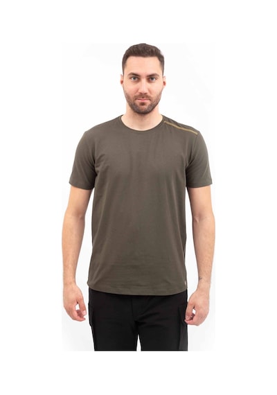 Outdoor T-shirt Günlük Pamuklu Basic Erkek Basetı03 Haki