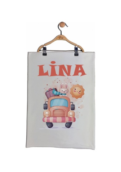 Pia Baby Gl 2206 İsme Özel Battaniye Zıbın Set Krem