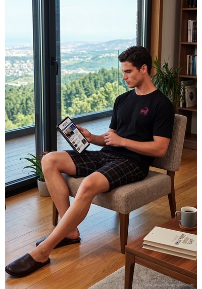 Buratti Erkek Pijama Takımı 6572022 Siyah
