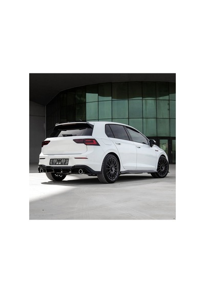 Volkswagen Golf 8 R-line 2020+ Arka Difüzör Piano Black Difüzör Eki