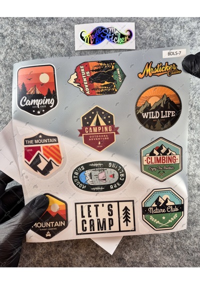 Bdls7 Küçük Boy 10lu Sticker Seti