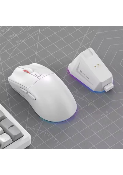 Dark Alien X1 Light Tri Mode Wired Wireless Gaming Mouse Uyumlu Paw3311 59 Gram Şarj İstasyonu Diğer