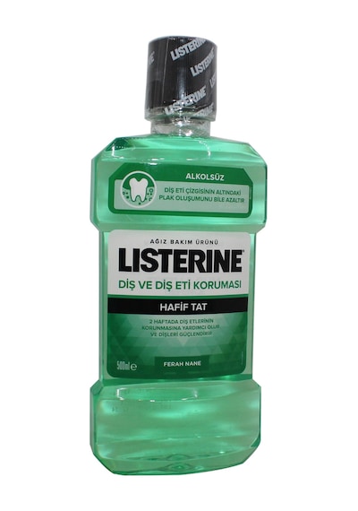 Listerine Diş ve Diş Eti Koruma Hafif Tat Ağız Bakım Ürünü Hafif Nane 500 ML
