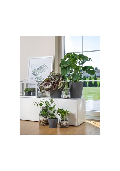 Ikea Persillade Toprak Saksı Koyu Gri
