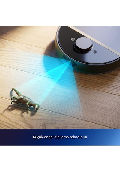 Philips Homerun 7000 Serisi Aqua XU7000/01 Akıllı Robot Süpürge Siyah - Gold (Teşhir)
