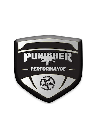 Stıcker Seti Punısher 3d Damla 2 Li Oto Sticker Logo 10 Nötr