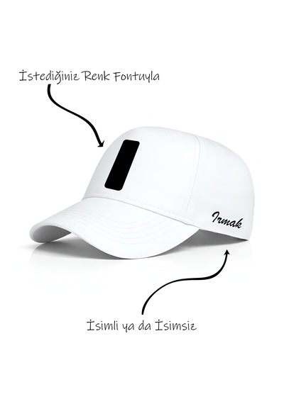 Ogc I Harfi Unisex Şapka Beyaz