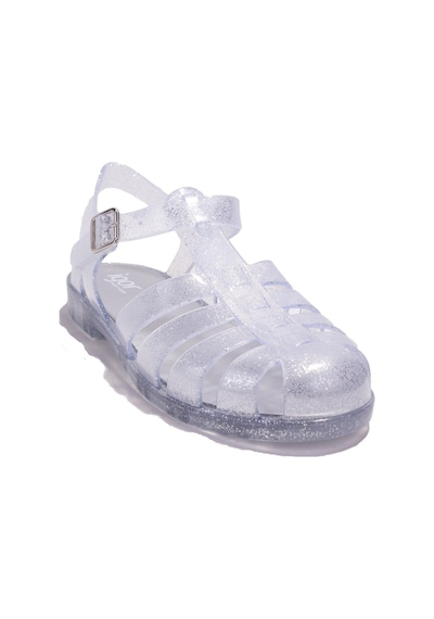 Igor S10262 Bıarrıtz Glitter Beyaz Ortopedik Günlük Kadın Sandalet 001