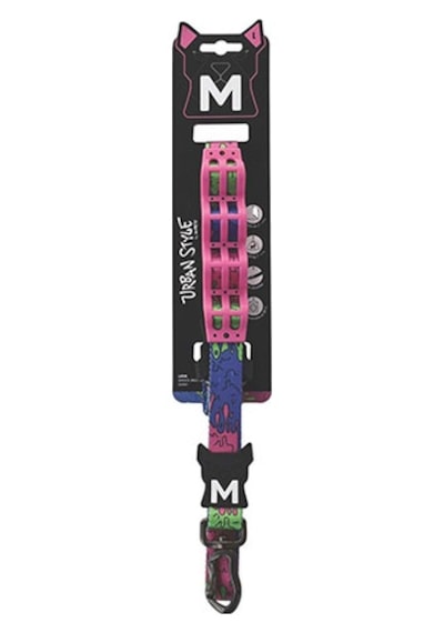 M-pets Urban Style Lava Köpekler İçin Şok Emici Gezdirme Kayışı Large 2,5x120 Cm 244-58054.02 Çok Renkli
