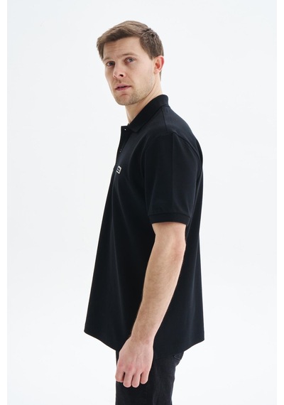 AR-MA Arma Erkek Regular Fit Basic % 100 Pamuk Pike Polo Yaka Tişört Y29374354102 Siyah