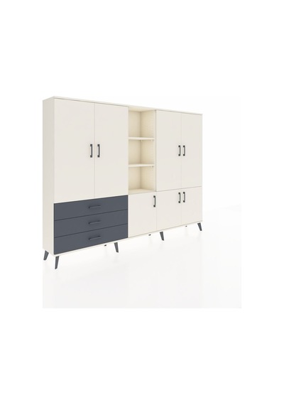 Arges Dolap 11 Raflı 3 Çekmeceli 7 Kapaklı 220x30x163 Aytaşı-ayta Aytaşı-aytaşı/antrasit Arges Dolap 11 Raflı 3 Çekmeceli 7 Kapaklı 220x30x163 Aytaşı-ayta Aytaşı-aytaşı/antrasit