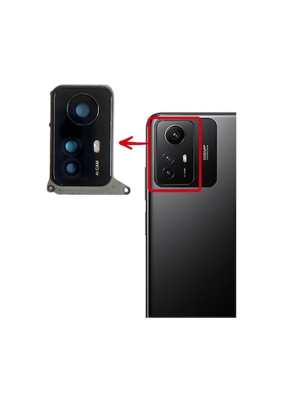 Xiaomi Uyumlu Redmi Note 12s Kamera Lensi Cam Full 303cra44a, 23030rac7y, 2303era42l