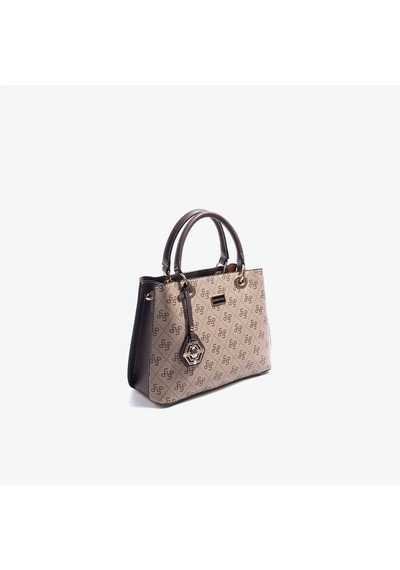 Kadın Silver & Polo Sp1272-m178 Sılver Polo El Çantası Koyu Bej-kahve kahverengi