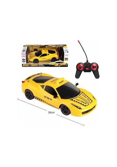 1:16 Uzaktan Kumandalı Şarjlı Süper Car Taksi Araba
