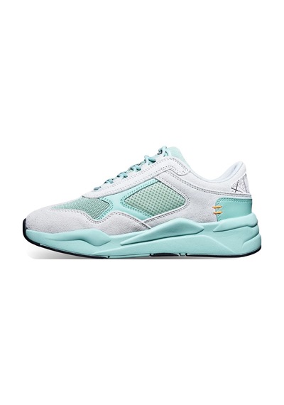 Bathu 10/43 Erkek Deri Sneaker - Pastel Yeşil Yeşil