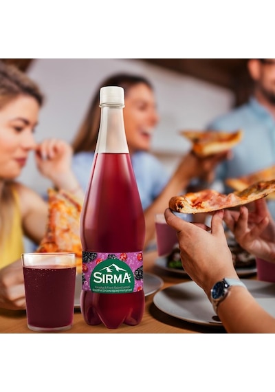 Sırma B Vitaminli Karadut & Frenk Üzümü Aromalı Doğal Maden Suyu 1 Lt X 6 Adet