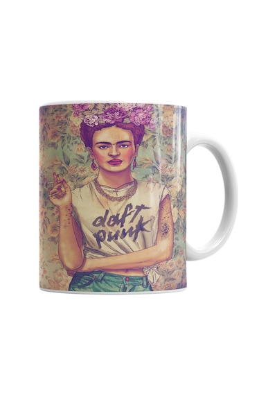 Frida Kahlo Daft Punk Kupa Bardak Porselen Karışık