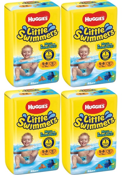 Huggıes Little Swımmers Mayo Bebek Bezi Beden:5-6 - 12-18Kg 44 Adet
