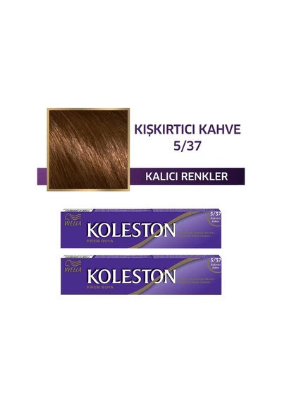 Koleston Tüp Saç Boyası 5/37 Kışkırtıcı Kahve X 2 Adet