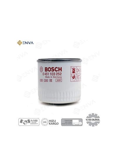 Ford Connect Yag Filtresi Bosch 2002--2014