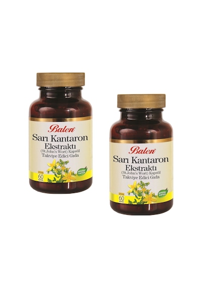 2 Adet- Balen Sarı Kantaron (St. John's Wort) Kapsül - 60 X 375 MG
