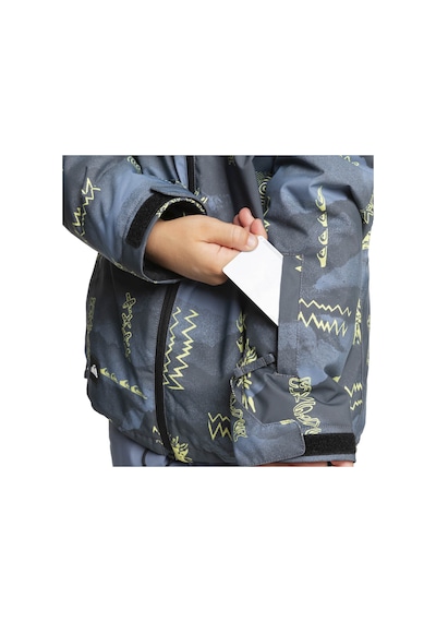 Quıksılver Quiksilver Erkek Çocuk Snowboard Montu Mission Printed Youth Sna Gri