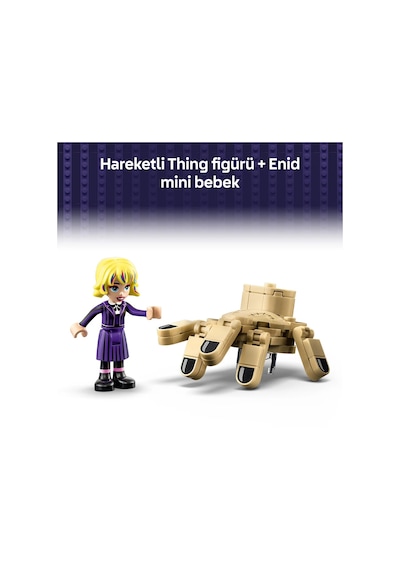 LEGO® Wednesday Şey’in Dairesi 76785 - 10 Yaş ve Üzeri Çocuklar için Koleksiyonluk Yaratıcı Oyuncak Yapım Seti (828 Parça)