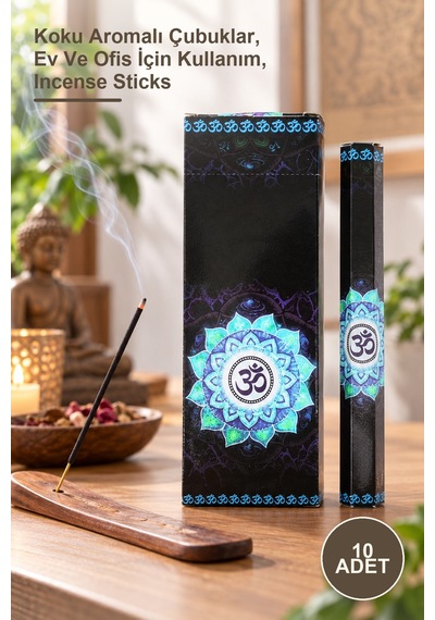 10 Adet Aromalı Çubuk Tütsü Koku Aromalı Çubuklar, Ev Ve Ofis İçin Kullanım, Incense Sticks