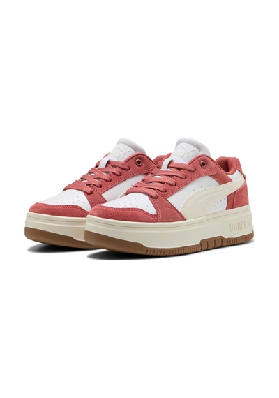 Puma Rebound Femme Low Suede Kadın Ayakkabı 402593 04 Beyaz