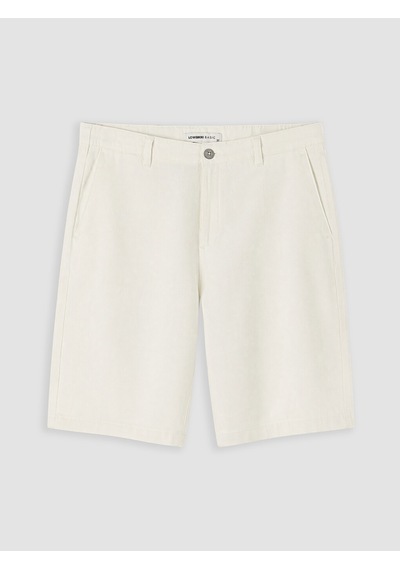 Lcwaıkıkı Classic Gri Regular Fit Keten Karışmlı Erkek Şort