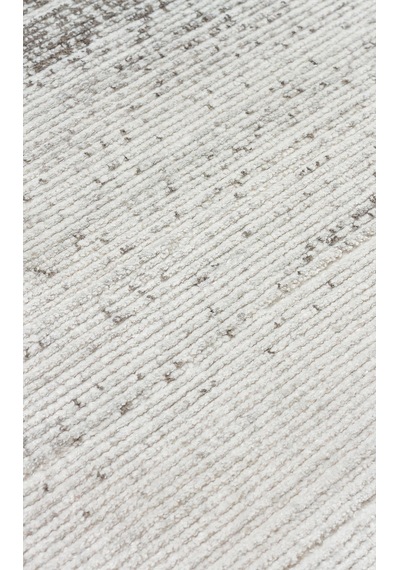 Roma Rm 01 Cream Grey Viskon Ve Polyester İle Üretilen Şık Salon Halısı Krem - Gri