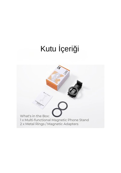 K&f Concept Magsafe  Alüminyum Telefon Standı, Tripod Ve Selfie Stick Çok Fonksiyonlu 4'ü 1 Arada