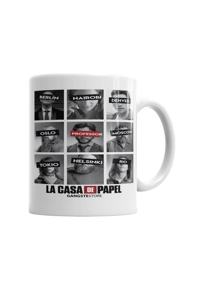 La Casa De Papel Kupa Bardak Porselen No33340 Karışık