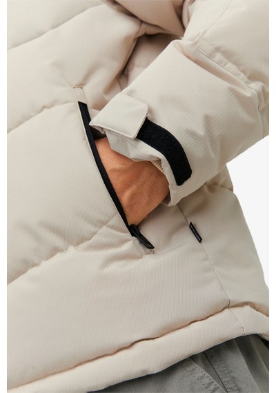 Jack & Jones Jcootıs Puffer Erkek Bej Mont 12239001-Beige Bej