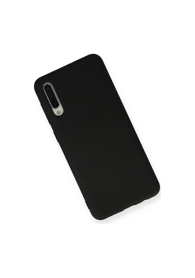 Samsung Galaxy A30s Kılıf Nano İçi Kadife Silikon - Siyah Çok Renkli
