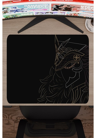 Capitano Genshin Impact Anime Oyuncu V1 - 48x40 Xl Gaming Mouse Pad Fare Altlığı