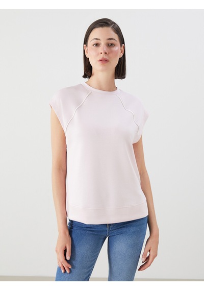 Lcwaıkıkı Classic Pembe Oversize Soft Touch Kadın Tişört