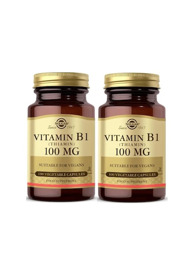 Solgar Vitamin B1 Thiamin 100 Mg 100 Kapsül 2 Adet