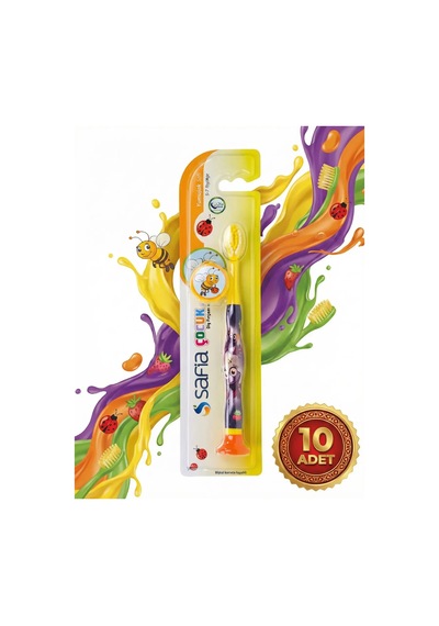 Safia Çocuk Yumuşak Soft Diş Fırçası 10lu Temel Bakım