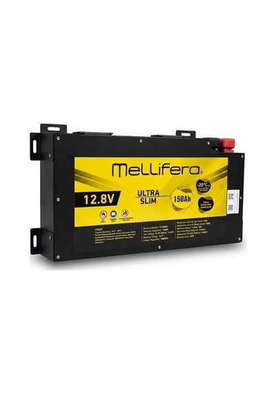 Mellifera Ultra Slim 12v 150a 1920w/h Premium Lifepo4 Akü