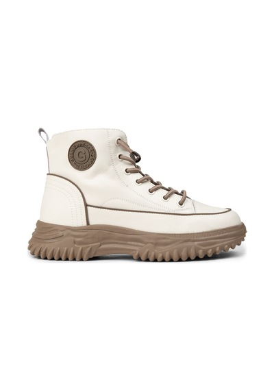 Deery Kadın Hakiki Deri Bej Sneaker Bot - 25310zbejc01 Bej