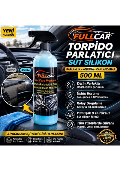 Fullcar Torpido Parlatıcı Süt Silikon 500 Ml